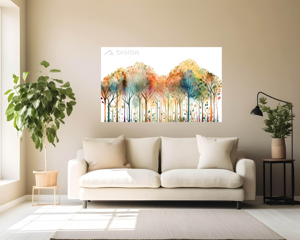 Aquarelle Arboreal Dreamscape