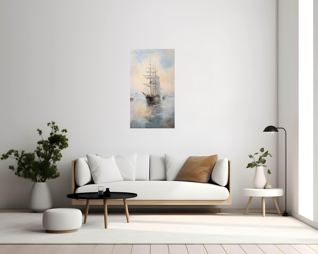Misty Seascape Odyssey