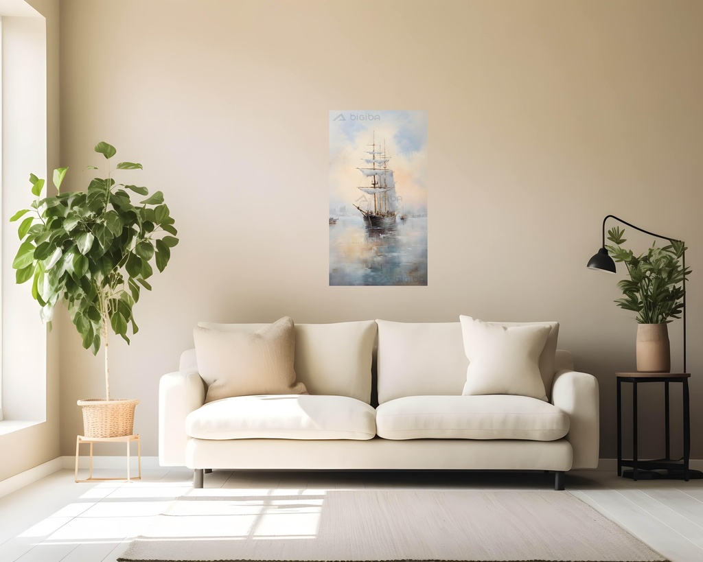 Misty Seascape Odyssey