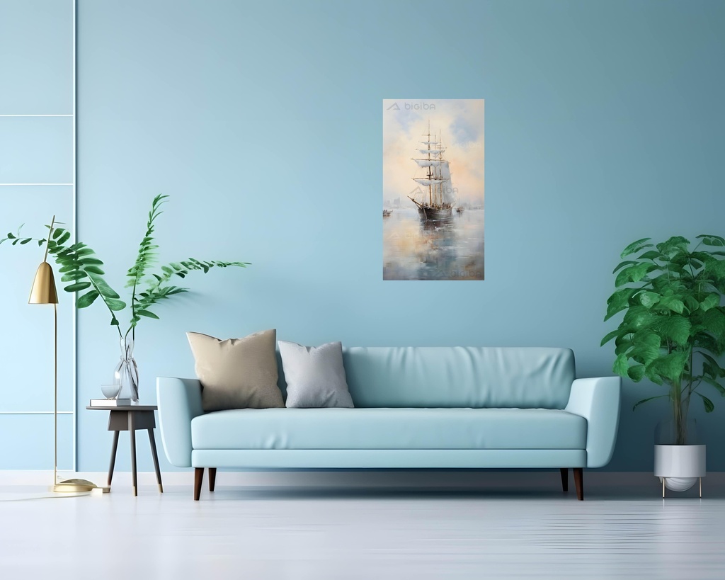 Misty Seascape Odyssey