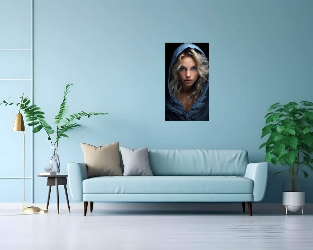 Mystic Azure Gaze