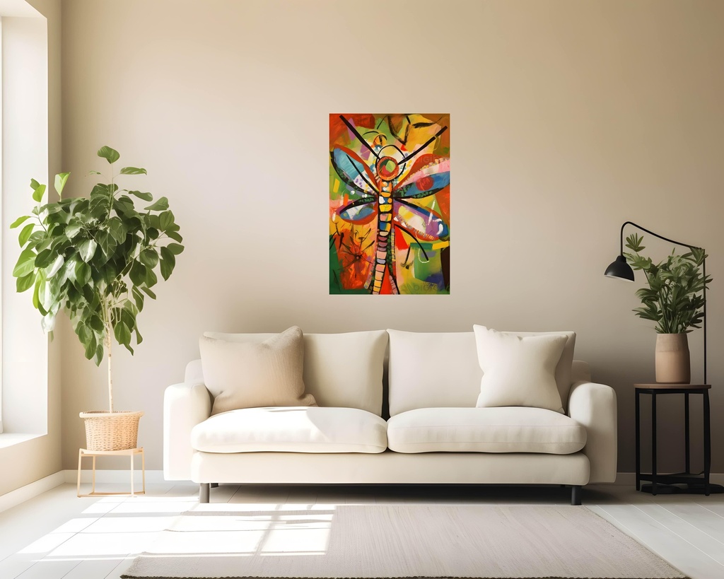 Prismatic Dragonfly Dreamscape