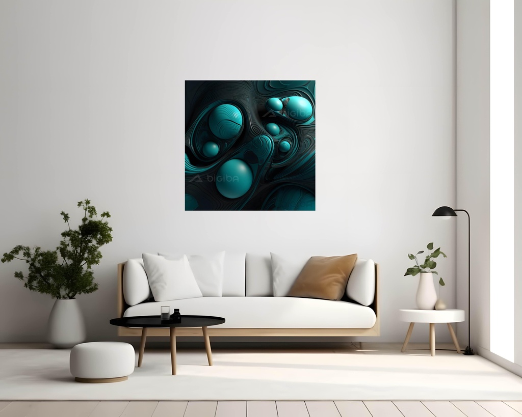 Turquoise Swirls