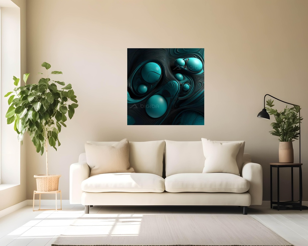 Turquoise Swirls