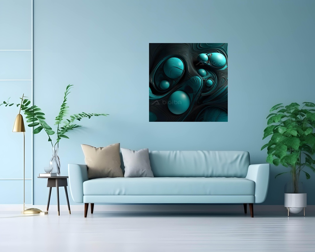 Turquoise Swirls