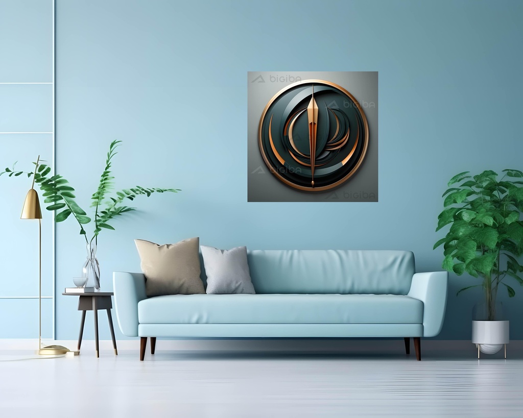 Golden Swirl Elegance