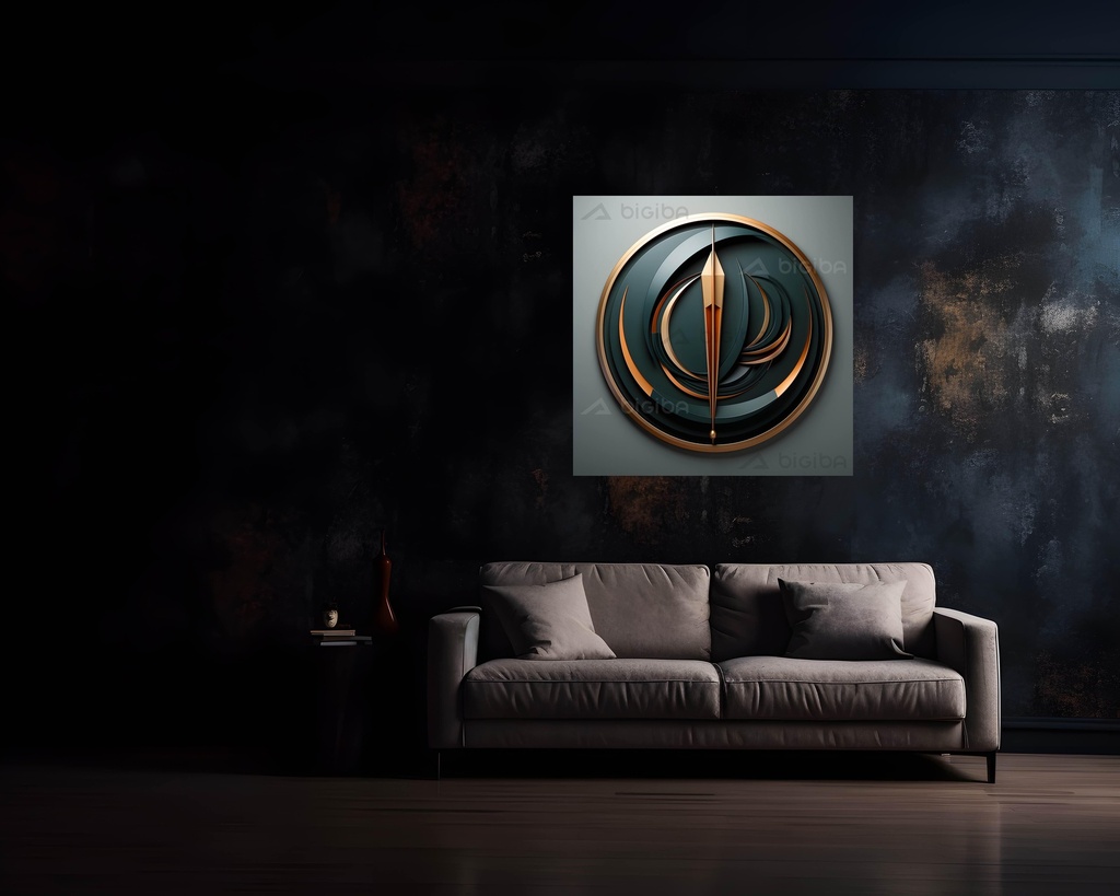Golden Swirl Elegance