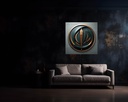 Golden Swirl Elegance