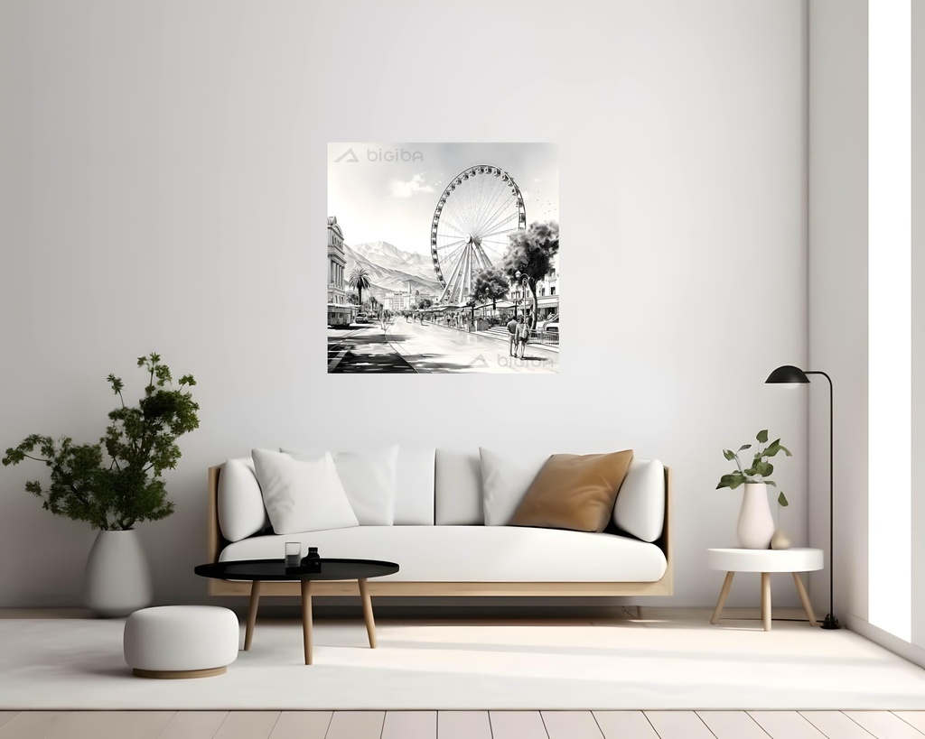Monochrome Wheel of Dreams