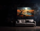 Desert Oasis Twilight