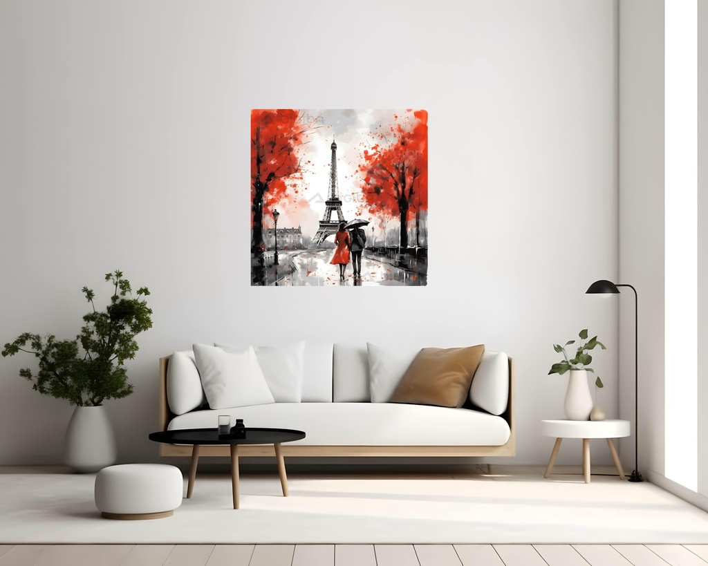 Autumn Embrace in Paris