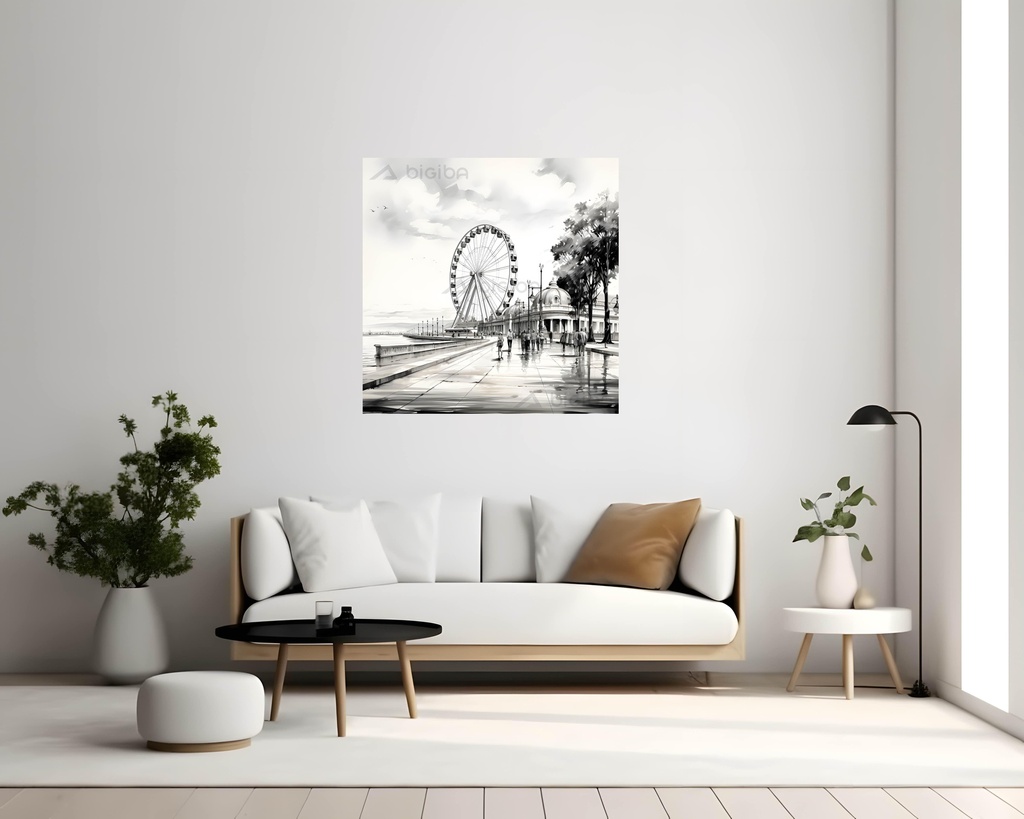 Elegance of Monochrome Horizons