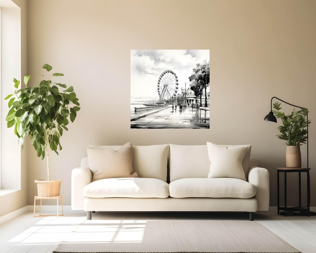 Elegance of Monochrome Horizons