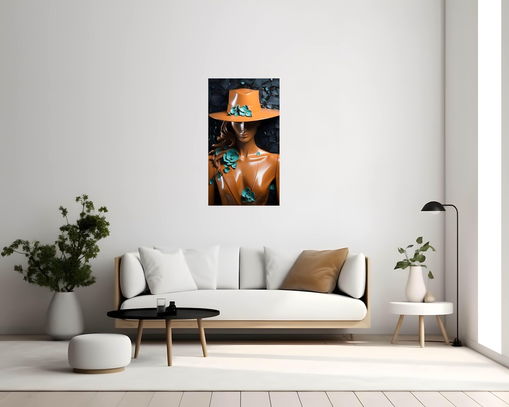 Mystique in Orange Chapeau