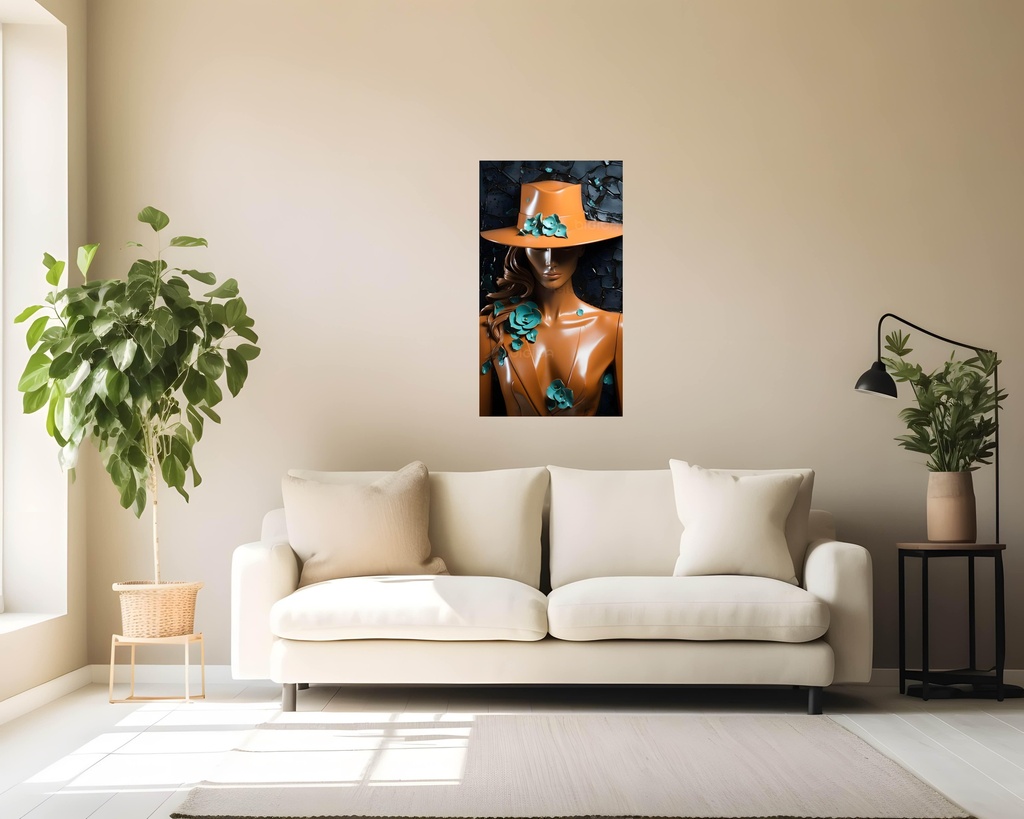 Mystique in Orange Chapeau