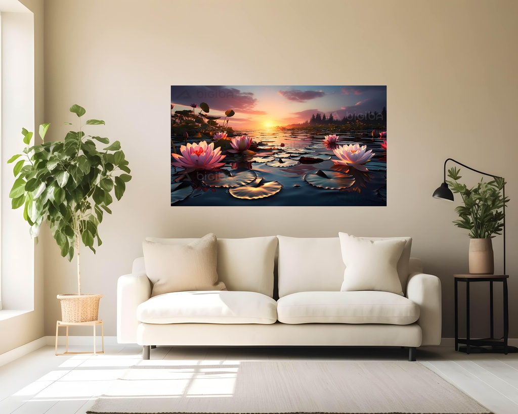Serene Lotus Mirage