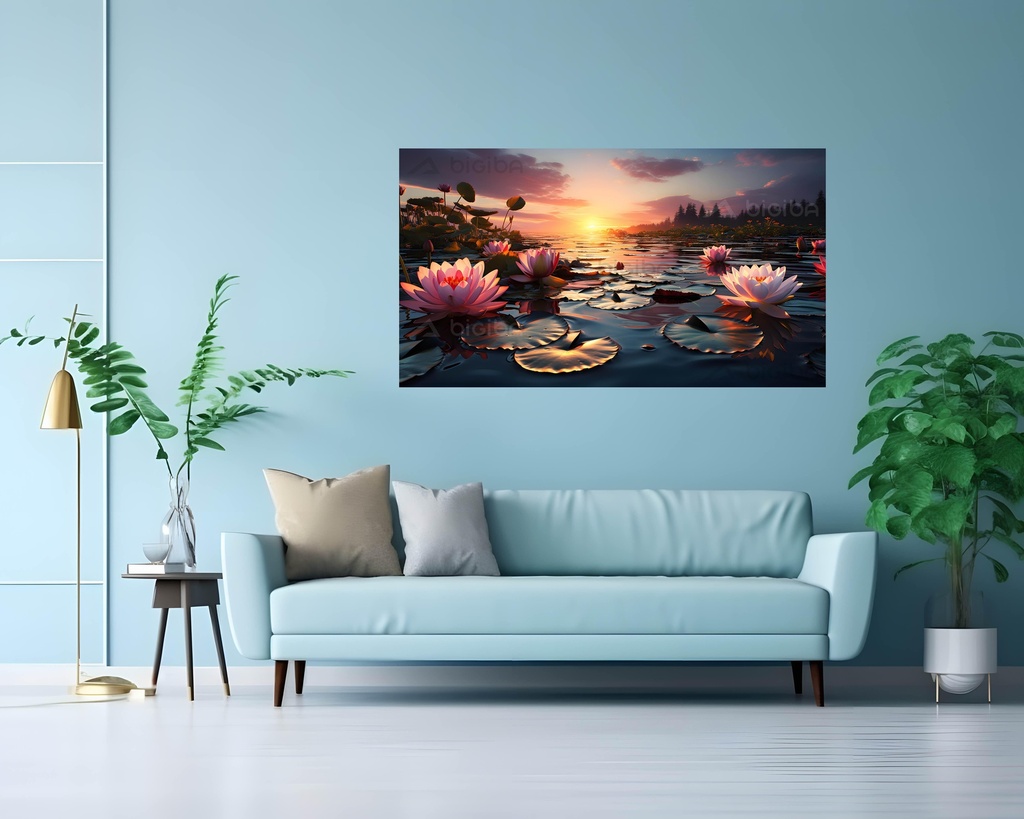 Serene Lotus Mirage