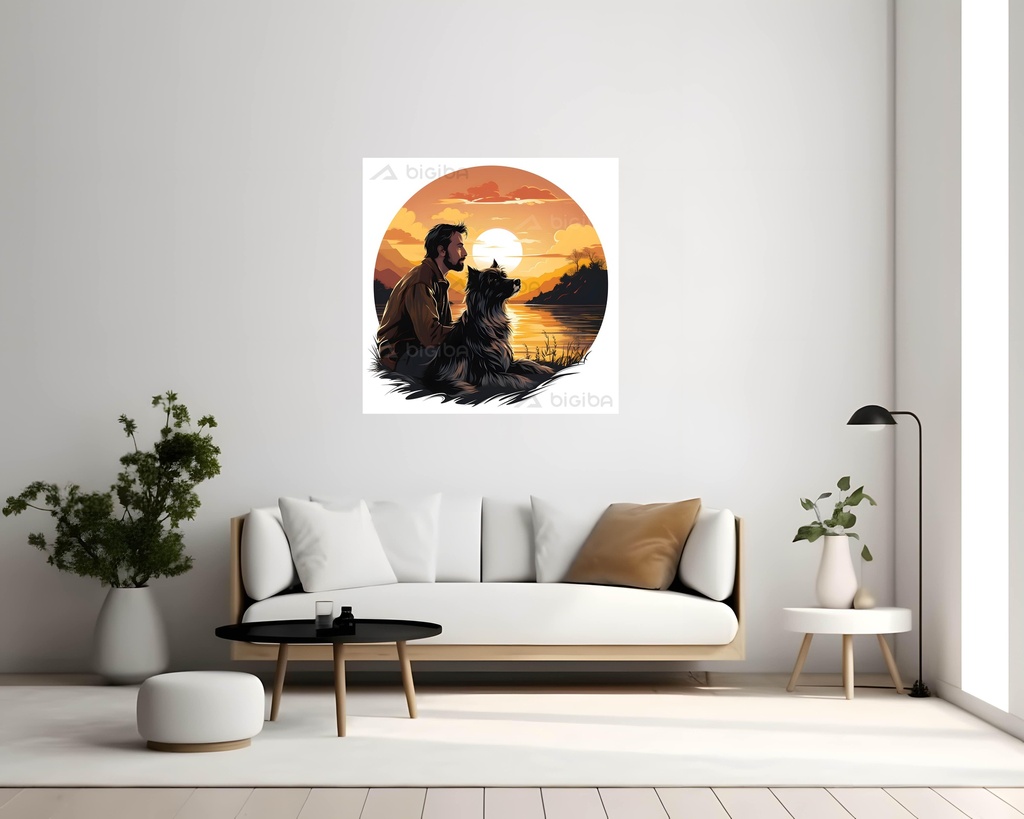 Companions at Sunset