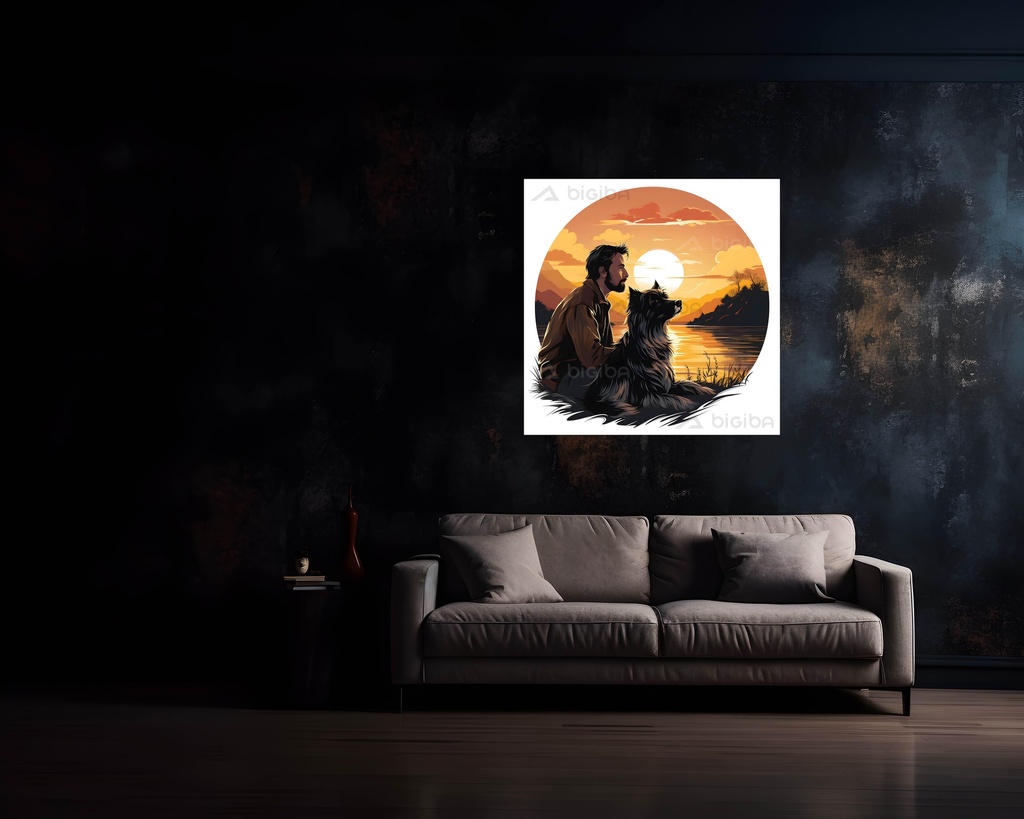 Companions at Sunset