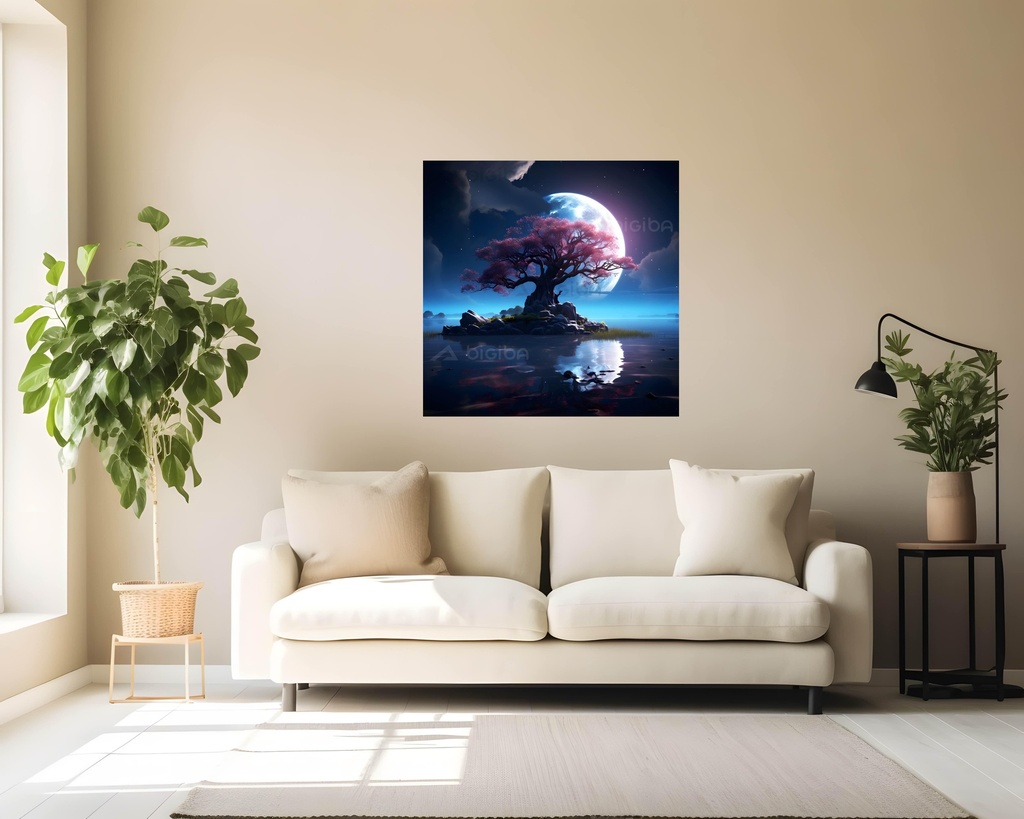 Lunar Blossom Solitude