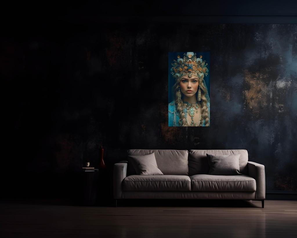 Regal Elegance in Azure