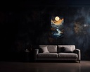 Lunar Serenade Over Mystic River