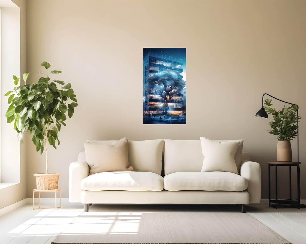 Arboreal Oasis Amidst Urban Stars