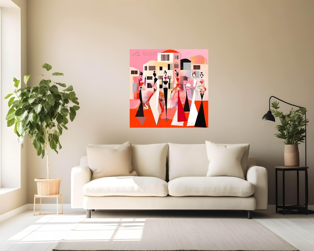 Whimsical Cityscape Serenade