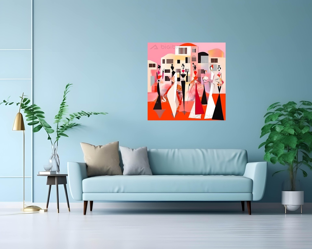 Whimsical Cityscape Serenade