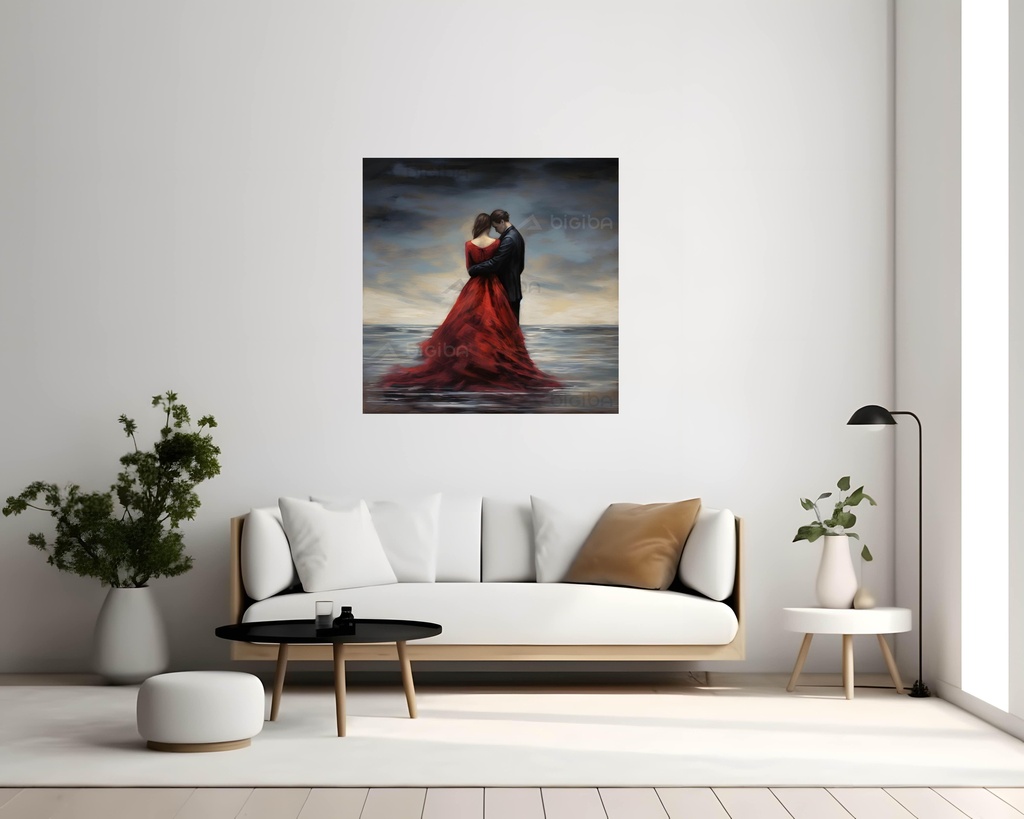 Eternal Embrace by the Sea
