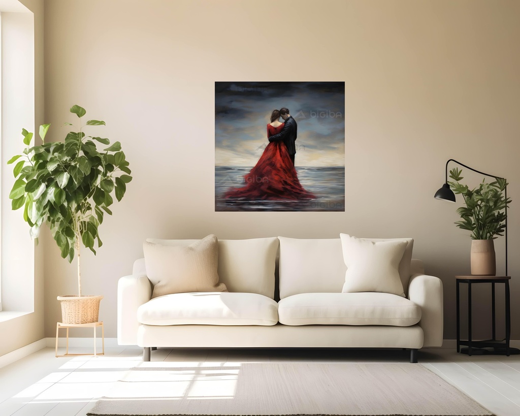 Eternal Embrace by the Sea