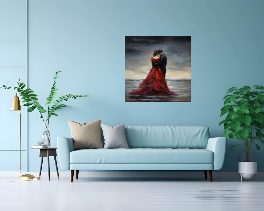 Eternal Embrace by the Sea
