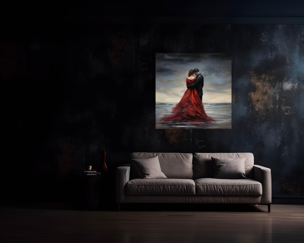 Eternal Embrace by the Sea