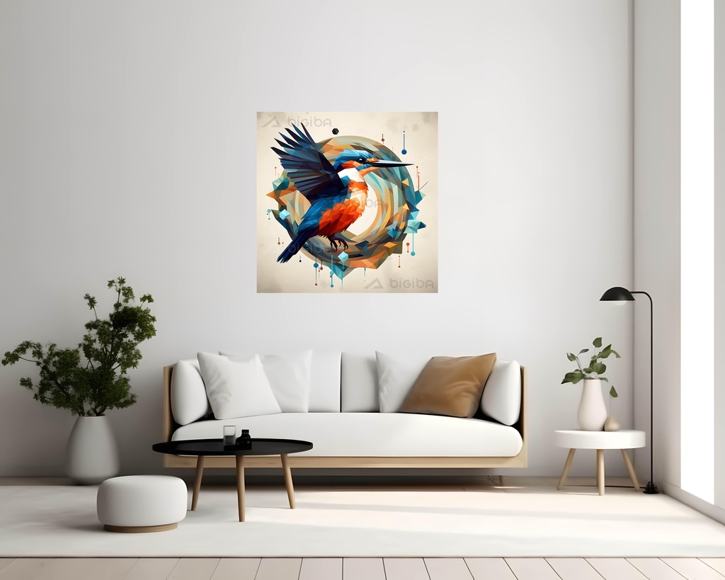 Geometric Avian Elegance