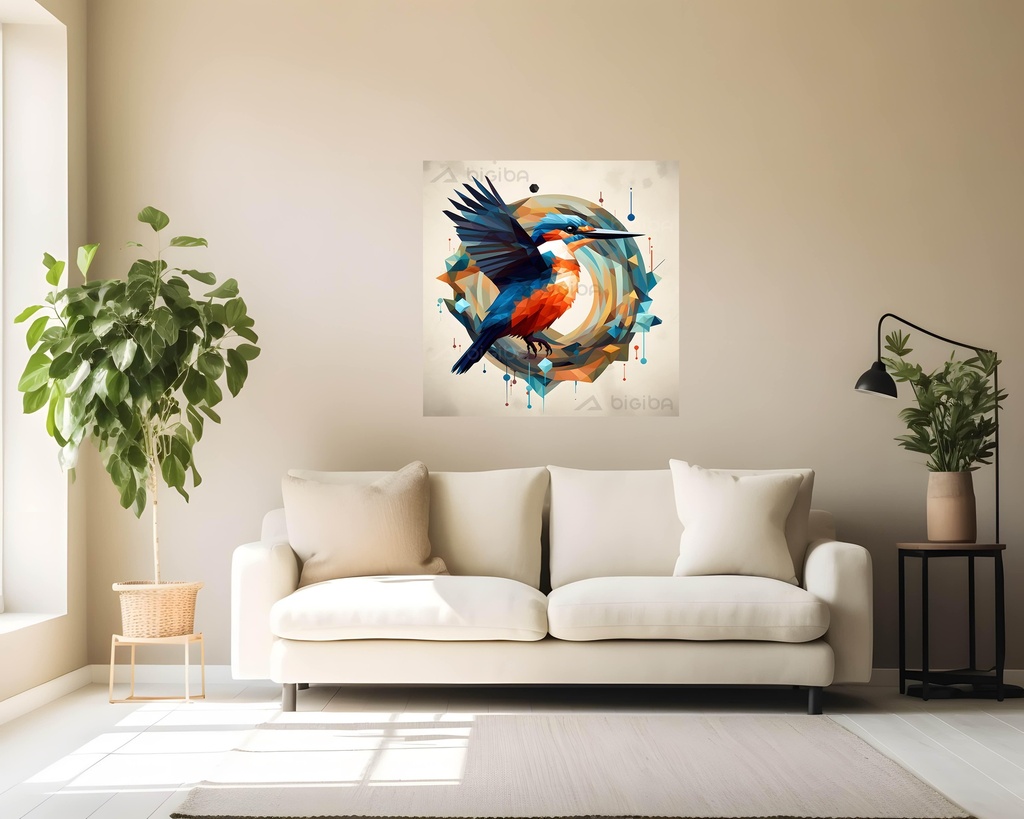 Geometric Avian Elegance