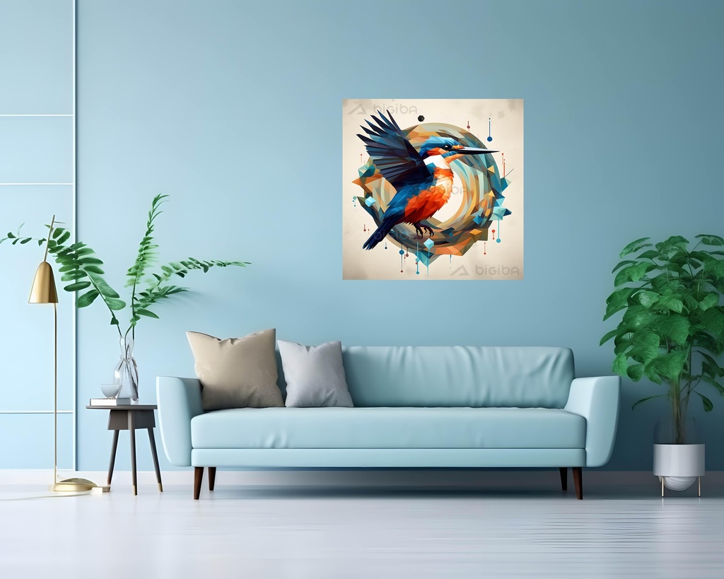 Geometric Avian Elegance