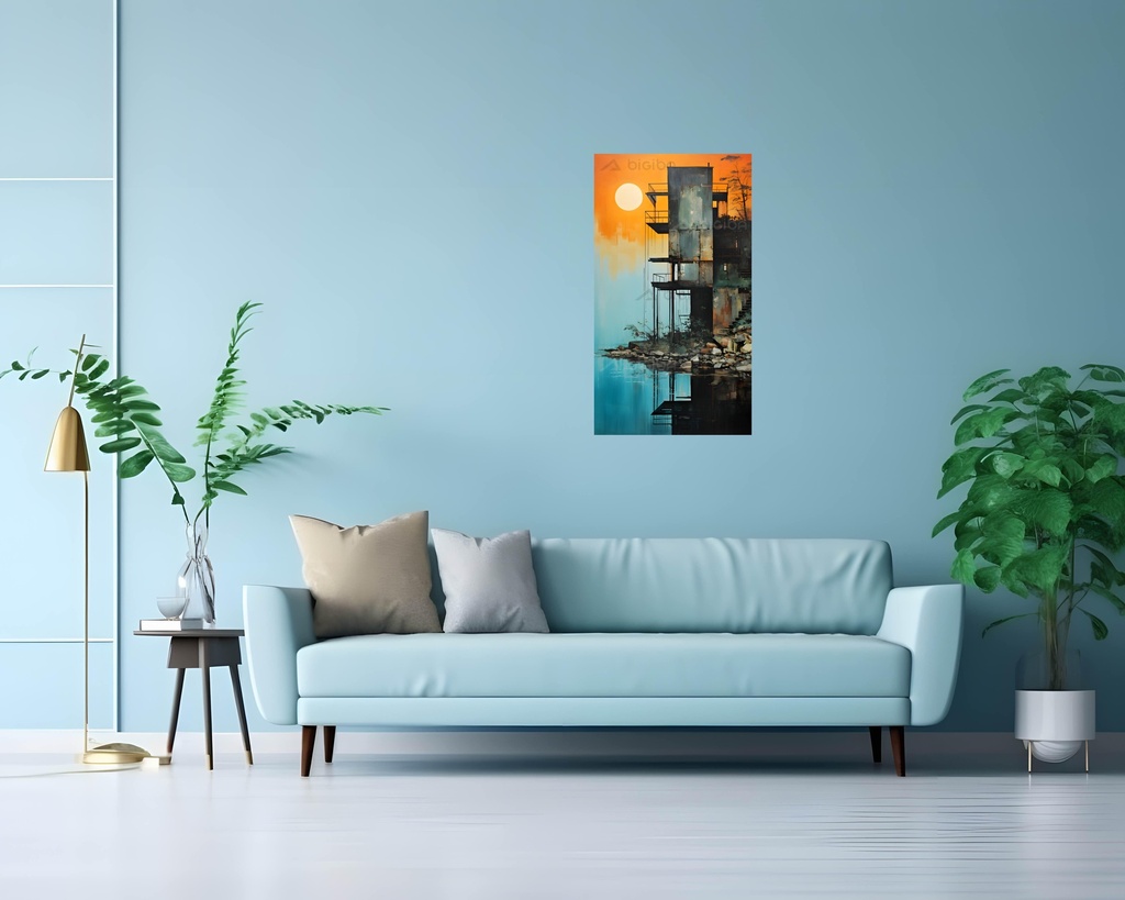 Twilight Ruins Reflection