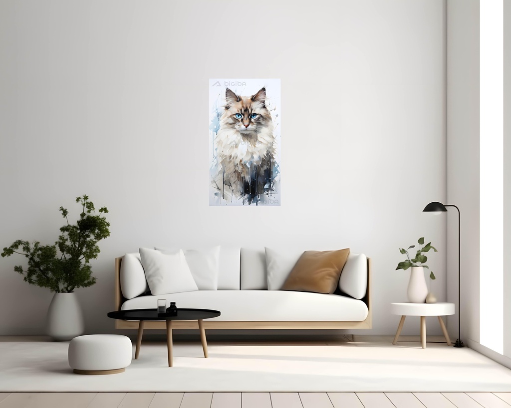 Celestial Feline Elegance