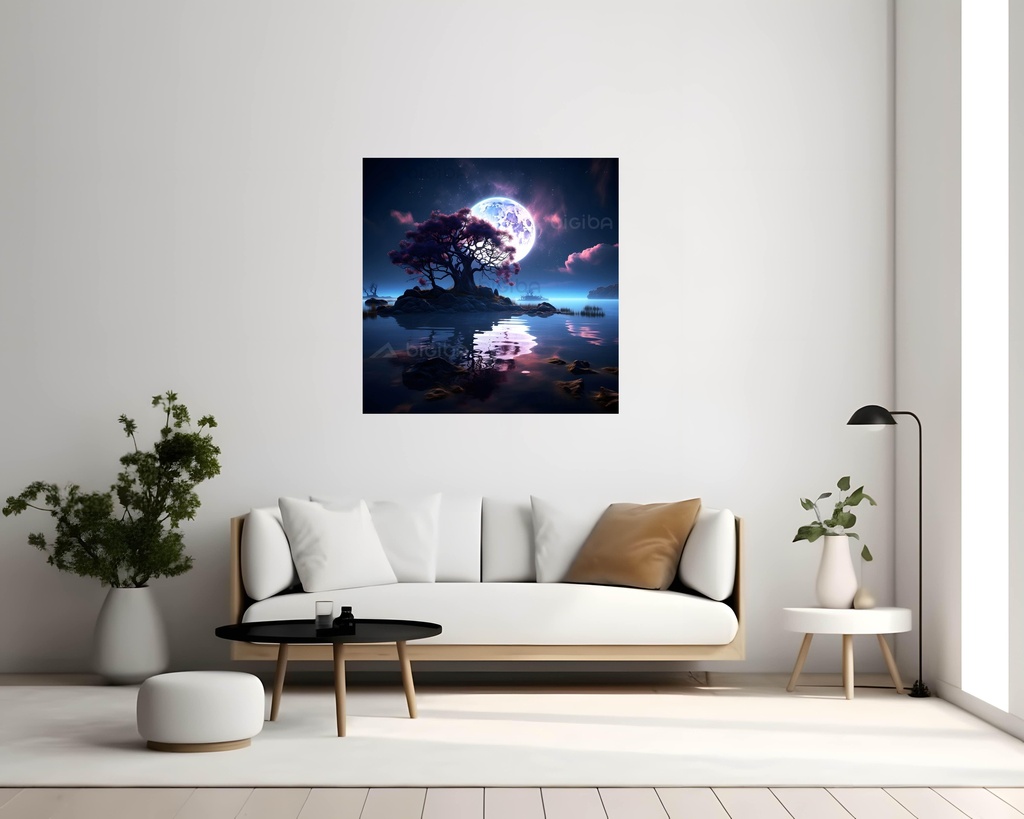 Moonlit Sakura Serenity