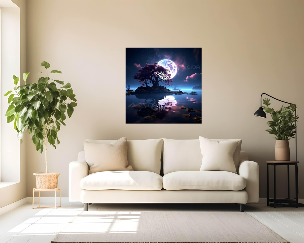 Moonlit Sakura Serenity