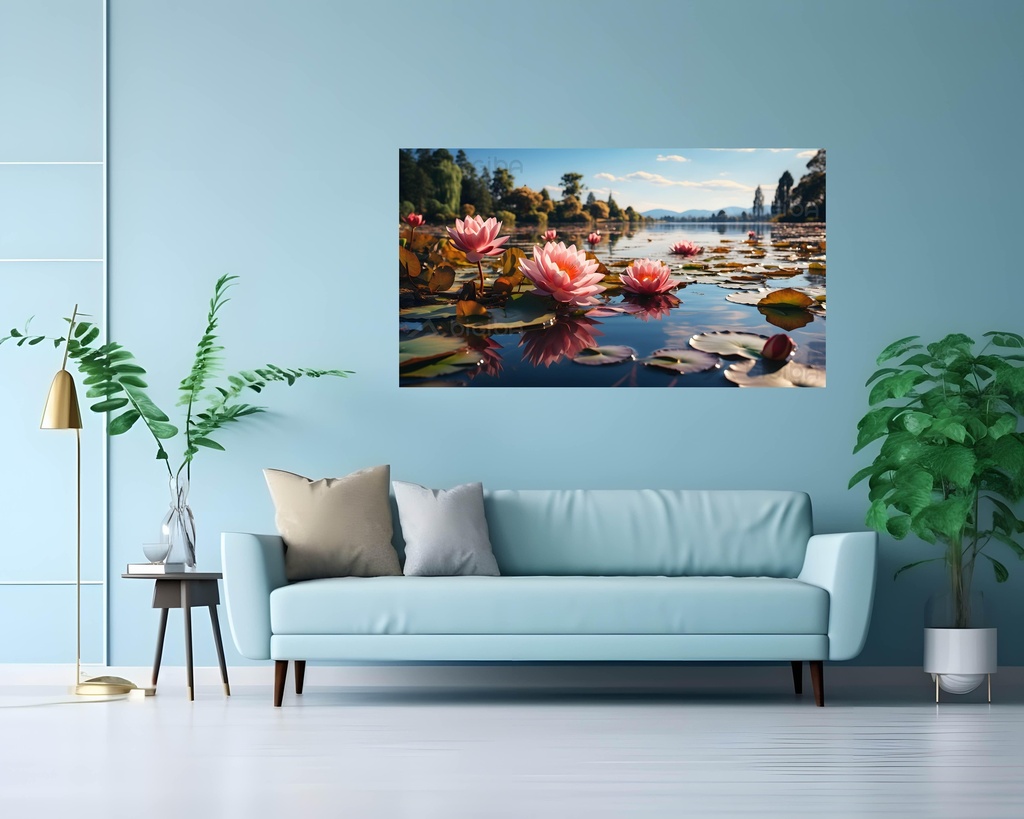 Serene Water Blossoms