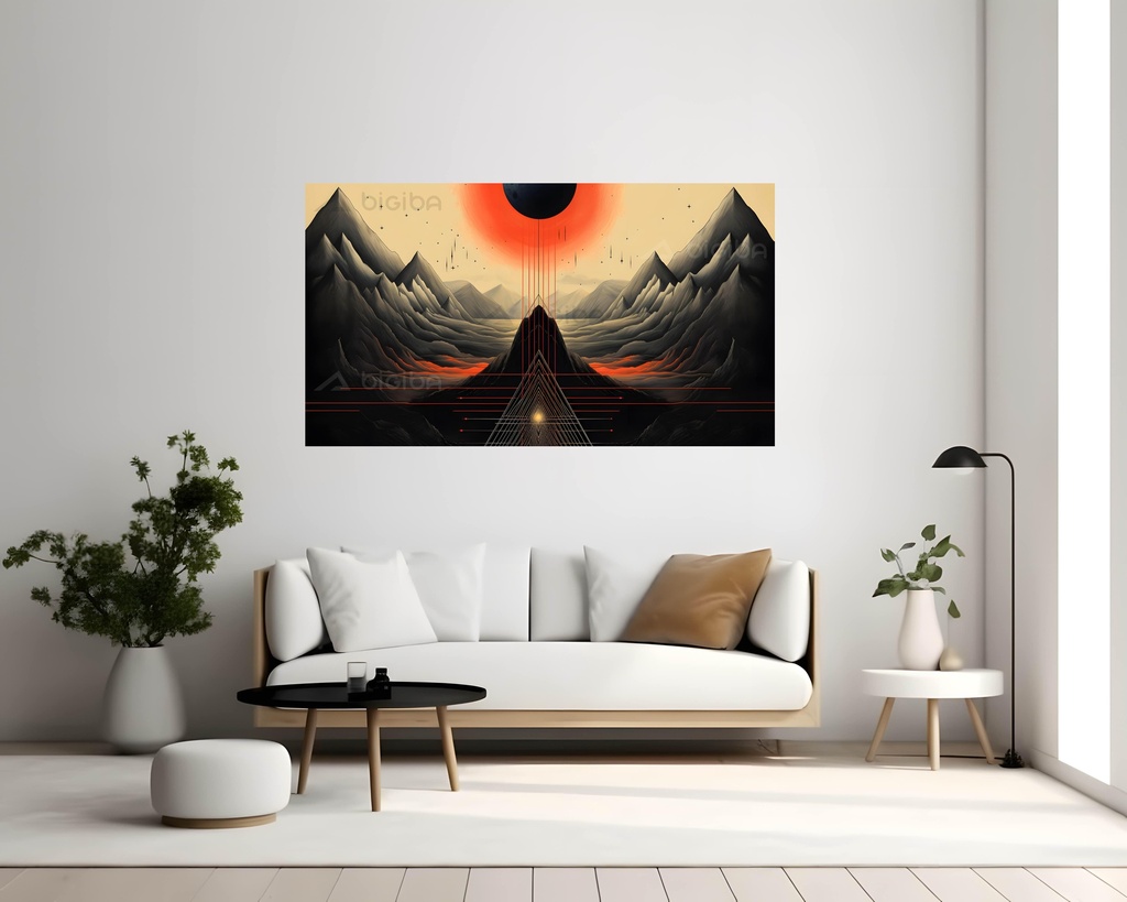 Eclipse Over the Monolith Mountains