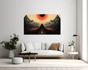 Eclipse Over the Monolith Mountains