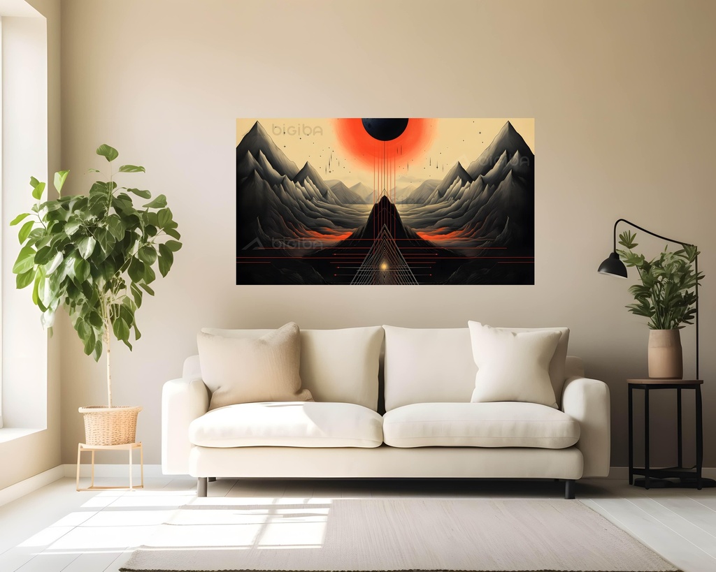 Eclipse Over the Monolith Mountains