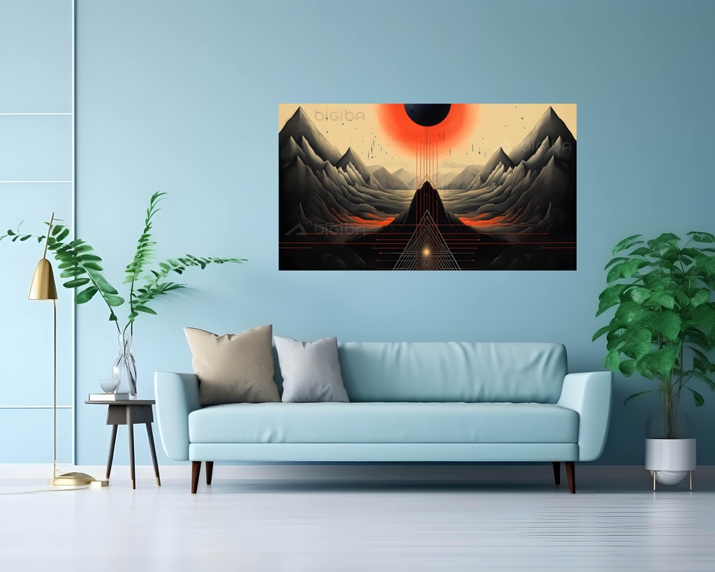 Eclipse Over the Monolith Mountains