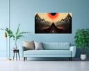 Eclipse Over the Monolith Mountains