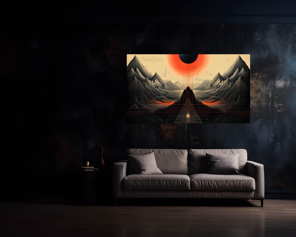 Eclipse Over the Monolith Mountains