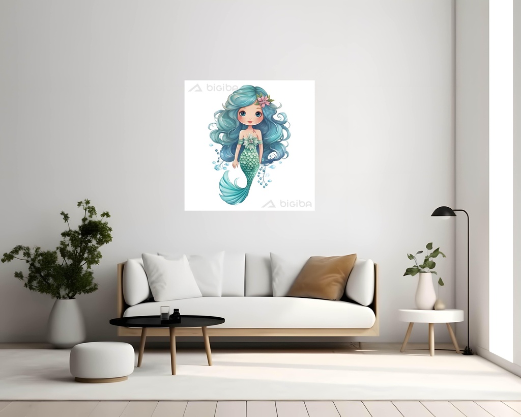 Aqua Essence: The Mermaid's Gaze