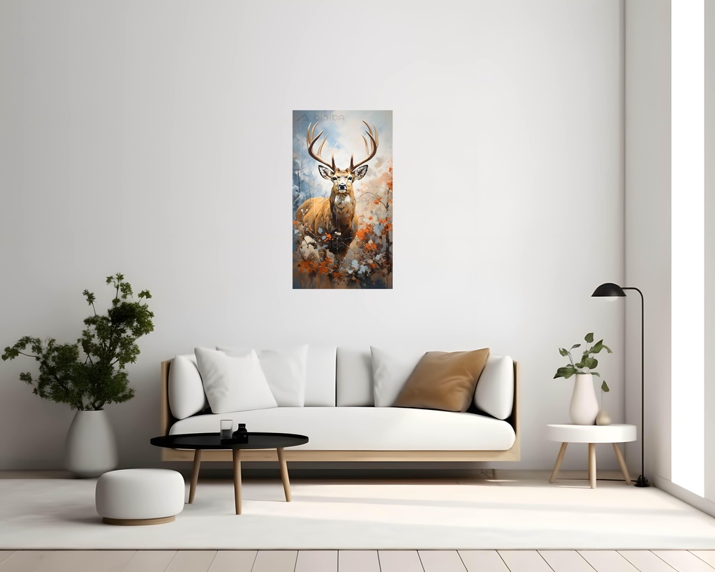 Majestic Autumn Stag