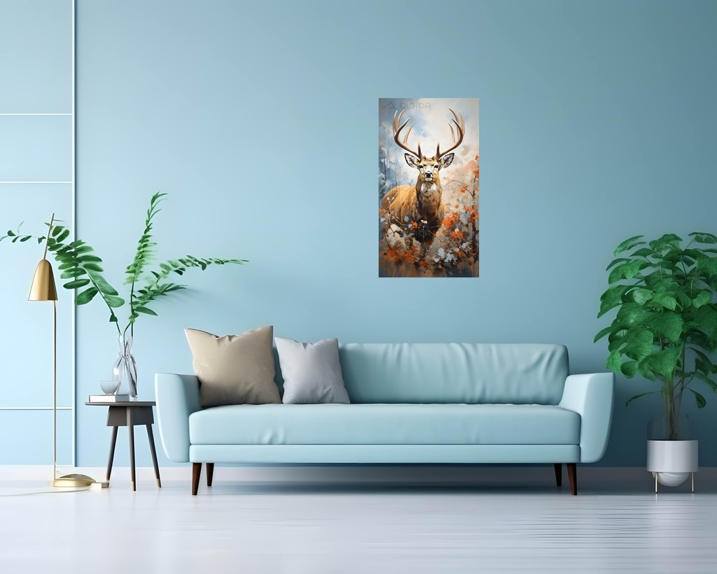 Majestic Autumn Stag